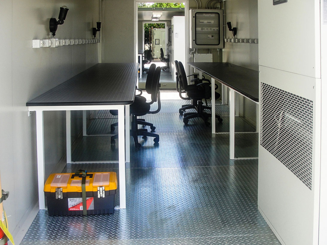 Container laboratorio e trasporto
