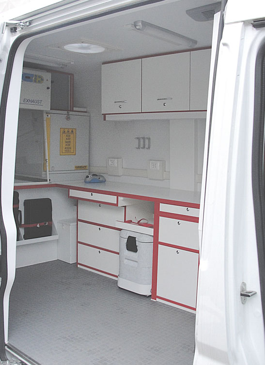 Laboratorio mobile per analisi ambientali