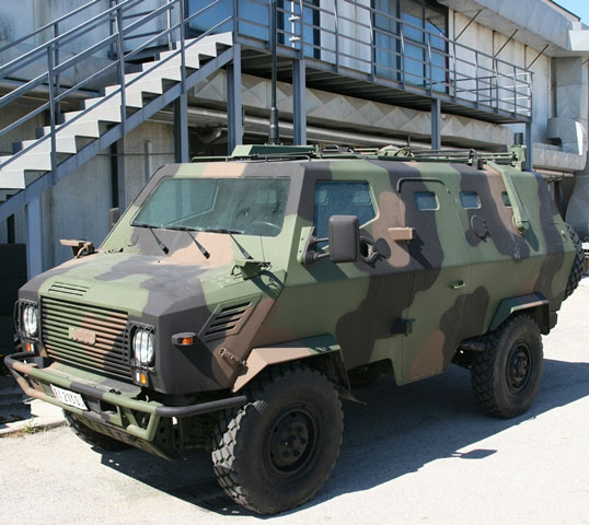 Veicolo VM90 protetto